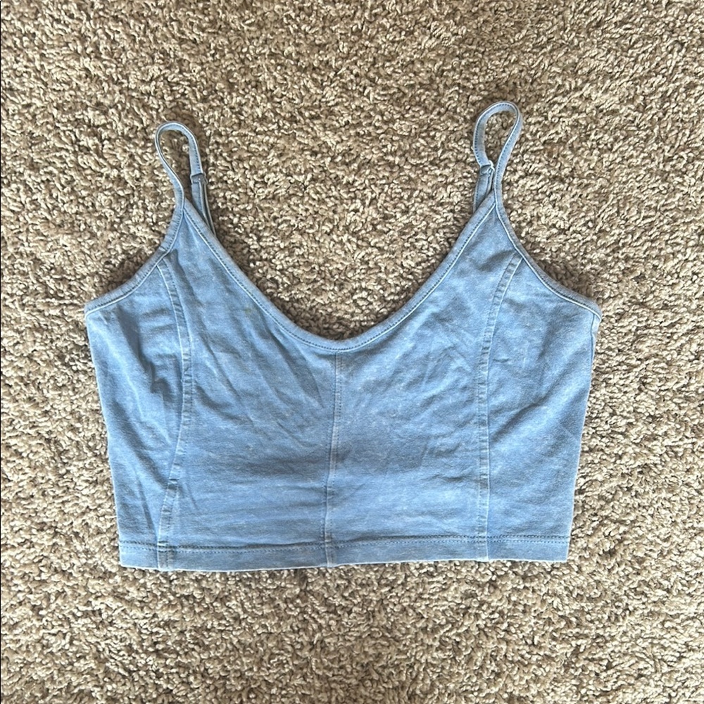 American Eagle Soft Women's Blue Crop Top